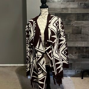 Chunky Knit Thigh-Length Coatigan